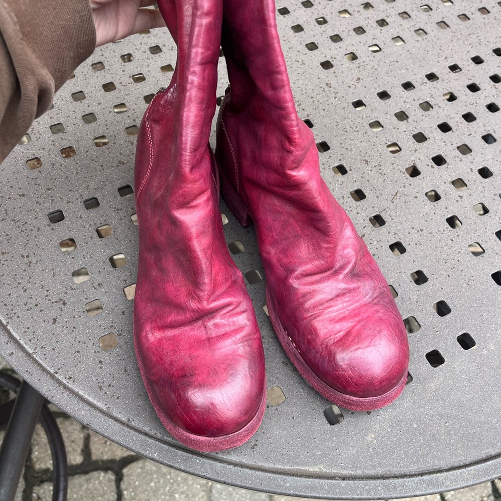 Guidi 788Z Women's Burgundy Leather Boots